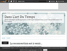 Tablet Screenshot of danslartdutemps.over-blog.fr