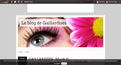 Desktop Screenshot of gaillardises.over-blog.com