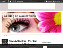 Tablet Screenshot of gaillardises.over-blog.com
