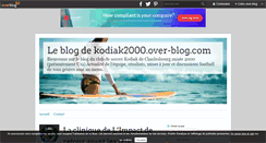 Desktop Screenshot of kodiak2000.over-blog.com