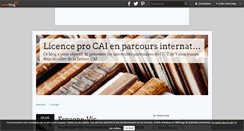 Desktop Screenshot of licencecai.over-blog.com