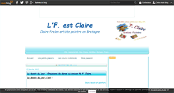 Desktop Screenshot of f-est-claire-artiste-peintre.over-blog.com