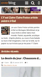 Mobile Screenshot of f-est-claire-artiste-peintre.over-blog.com