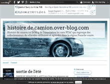Tablet Screenshot of histoire.de.camion.over-blog.com
