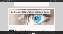 Desktop Screenshot of generationecolgie-loire42.over-blog.com