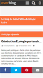 Mobile Screenshot of generationecolgie-loire42.over-blog.com