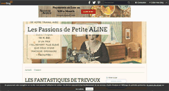 Desktop Screenshot of lespassionsdepetitealine.over-blog.fr