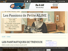 Tablet Screenshot of lespassionsdepetitealine.over-blog.fr