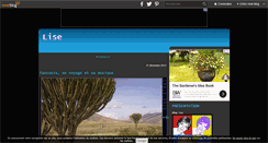 Desktop Screenshot of lisemoreau.over-blog.com