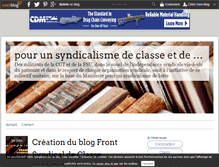 Tablet Screenshot of collectif-syndical-classe.over-blog.com