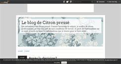 Desktop Screenshot of pressecitron.over-blog.com