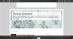 Desktop Screenshot of hennacreation.over-blog.com