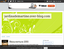 Tablet Screenshot of jardinsdemartine.over-blog.com