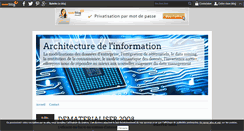 Desktop Screenshot of datarchitecture.over-blog.com