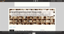 Desktop Screenshot of lesptitspoetes.over-blog.com