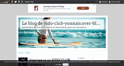 Desktop Screenshot of judo-club-yonnais.over-blog.fr