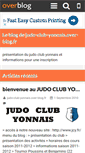Mobile Screenshot of judo-club-yonnais.over-blog.fr