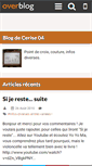 Mobile Screenshot of cerise04.over-blog.com