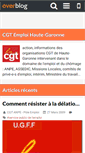 Mobile Screenshot of cgt-emploi.over-blog.fr