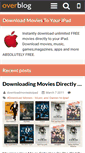 Mobile Screenshot of downloadmoviestoipad.over-blog.com