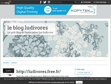 Tablet Screenshot of ludivores.over-blog.com