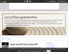 Tablet Screenshot of lesptitesgommettes.over-blog.com