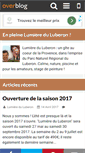 Mobile Screenshot of lumiereduluberon.over-blog.com