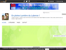 Tablet Screenshot of lumiereduluberon.over-blog.com