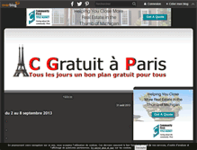 Tablet Screenshot of cgratuitaparis.over-blog.com