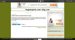 Desktop Screenshot of lesgaloupiots.over-blog.com