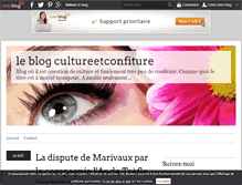 Tablet Screenshot of cultureetconfiture.over-blog.com
