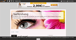 Desktop Screenshot of barbyshang.over-blog.com