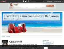 Tablet Screenshot of lecamerounais.over-blog.fr