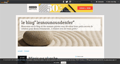 Desktop Screenshot of lesnounousdenfer.over-blog.com
