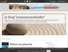 Tablet Screenshot of lesnounousdenfer.over-blog.com