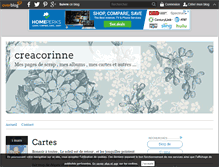Tablet Screenshot of creacorinne.over-blog.com