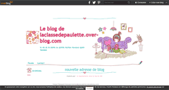 Desktop Screenshot of laclassedepaulette.over-blog.com
