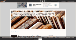 Desktop Screenshot of mariage-feerique.over-blog.com