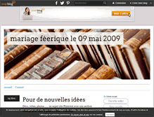 Tablet Screenshot of mariage-feerique.over-blog.com