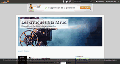 Desktop Screenshot of lescritiquesalamaud.over-blog.com