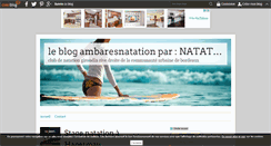 Desktop Screenshot of ambaresnatation.over-blog.com