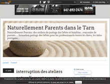 Tablet Screenshot of naturellement-parents81.over-blog.com
