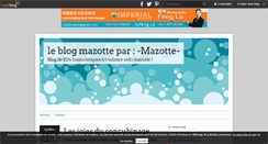 Desktop Screenshot of mazotte.over-blog.com
