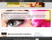 Tablet Screenshot of lespetitesfrimousses.over-blog.com