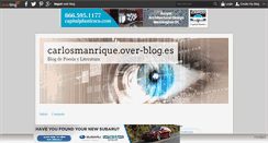Desktop Screenshot of carlosmanrique.over-blog.es