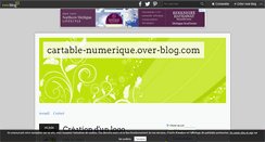 Desktop Screenshot of cartable-numerique.over-blog.com