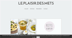 Desktop Screenshot of leplaisirdesmets.over-blog.com