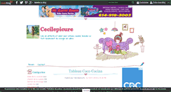 Desktop Screenshot of cecilepicure.over-blog.com