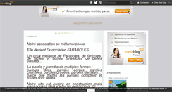 Desktop Screenshot of la-parole-qui-conte.over-blog.com