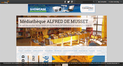 Desktop Screenshot of mediathequealfreddemusset.over-blog.com